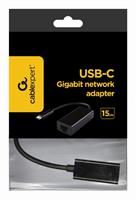 TECHMADE GEMBIRD ADATTATORE USB-C Gigabit Network,NERO
