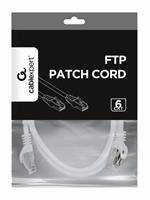 TECHMADE GEMBIRD FTP Cat6 Patch cord, white, 1 m