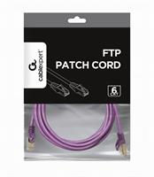 TECHMADE GEMBIRD FTP Cat6 Patch cord, purple, 3 m