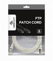 TECHMADE GEMBIRD FTP Cat6 Patch cord, white, 3 m