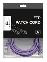 TECHMADE GEMBIRD FTP Cat6 Patch cord, purple, 5 m