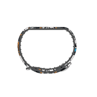 TECHMADE CINTURINO PER FREETIME IN GOMMA FANTASIA COFFE2