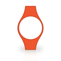 TECHMADE CINTURINO PER FREETIME IN GOMMA ORANGE