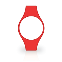 TECHMADE CINTURINO PER FREETIME IN GOMMA ROSSO