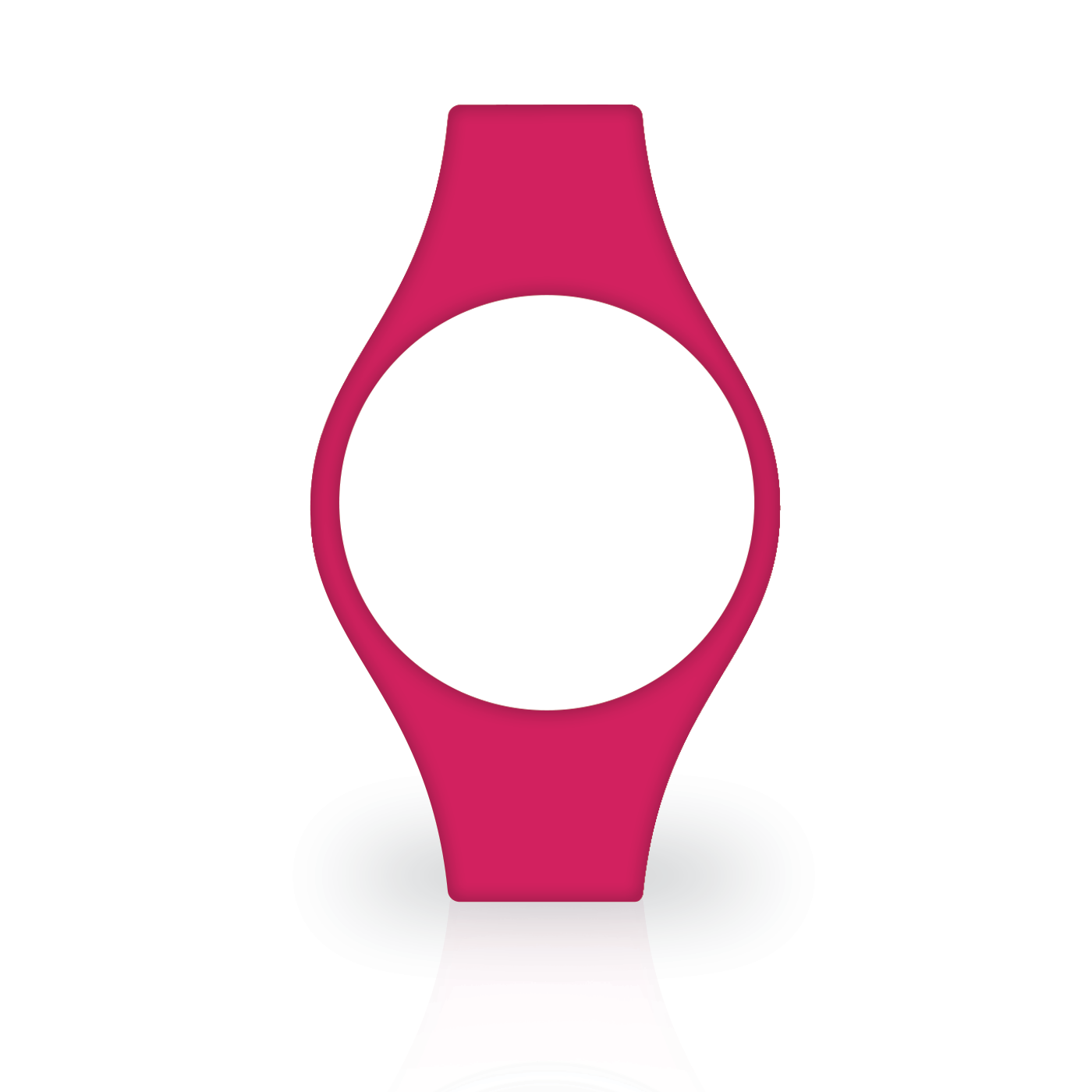 TECHMADE CINTURINO PER FREETIME IN GOMMA COLOR RUBINO SMARTWATCH Techmade B2B