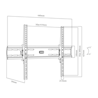 TECHMADE SUPPORTO UNIVERSALE PER TV 32-70