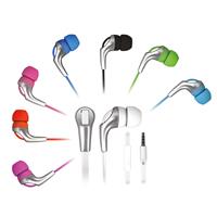 TECHMADE AURICOLARI CON MICROFONO LIGHT BLUE