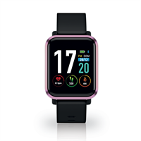TECHMADE STARK CINTURINO NERO CASSA ROSA
