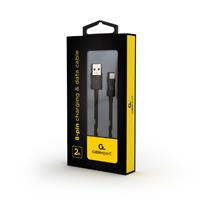 CAVO DI RICARICA 8 PIN 2 MT NERO