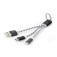 TECHMADE GEMBIRD CAVO RICARICA USB PER PORTACHIAVI(COLORI MISTI)