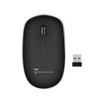 TECHMADE MOUSE WIRELESS NERO