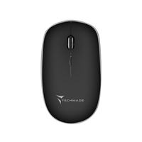 TECHMADE MOUSE WIRELESS NERO
