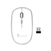 TECHMADE MOUSE WIRELESS BIANCO