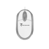 TECHMADE MOUSE OTTICO 800 DPI USB BIANCO