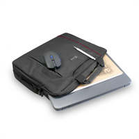 TECHMADE BORSA PER NOTEBOOK IN NYLON 15.6 BLACK/RED