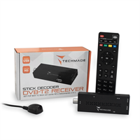 TECHMADE STICK DECODER DVB-T2 RECEIVER CON USCITA HD