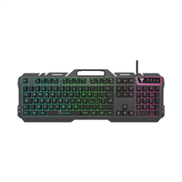TECHMADE TASTIERA GAMING TM-GK023 METALLICA CON LED RGB