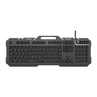 TECHMADE TASTIERA GAMING TM-GK023 METALLICA CON LED RGB