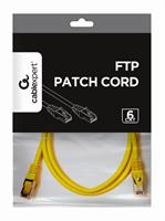 TECHMADE GEMBIRD CAVO SCHERMATO CAT6,1 MT,GIALLO