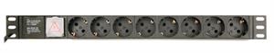TECHMADE GEMBIRD PDU 8 PRESE SHUKO,1U,16A, CAVO 3MT