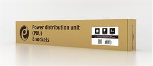 TECHMADE GEMBIRD PDU 8 PRESE SHUKO,1U,16A, CAVO 3MT
