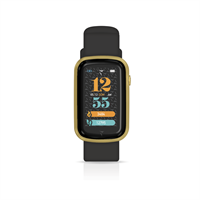 TECHMADE SMARTWATCH TM-STEPS-GDBK CASSA GOLD CINT. BLACK