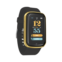 TECHMADE SMARTWATCH TM-STEPS-GDBK CASSA GOLD CINT. BLACK