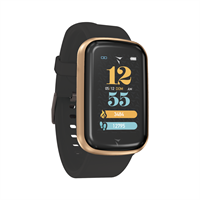 TECHMADE SMARTWATCH TM-STEPS-GDRBK CASSA GOLD ROSE CINT.BLACK