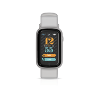 TECHMADE SMARTWATCH TM-STEPS-SIL CASSA SILVER CINT.GREY