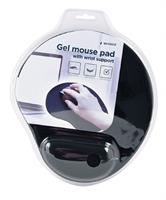 TECHMADE GEMBIRD MOUSEPAD CON SUPPORTO POLSO NERO