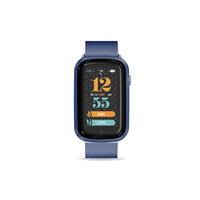 *TECHMADE SMARTWATCH CASE BLUE METAL BELT BLUE