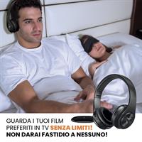 TECHMADE CUFFIA SENZA FILO TV CON RICEVITORE IN BUNDLE