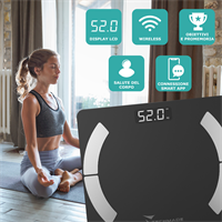 TECHMADE BILANCIA SMART DIGITALE BLACK