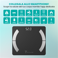 TECHMADE BILANCIA SMART DIGITALE BLACK