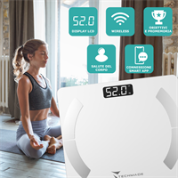 TECHMADE BILANCIA SMART DIGITALE WHITE
