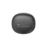 TECHMADE EARBUDS DOPPIO MIC COLORE NERO