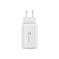TECHMADE CARICATORE RAPIDO GaN 3PORTE (2 USB-C+1 USB-A) 65 WATT