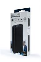 TECHMADE GEMBIRD POWERBANK 20000 mAh, NERO