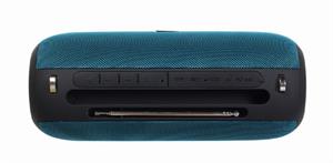 TECHMADE GEMBIRD CASSA SENZA FILO PORTATILE CON ANTENNA GREEN