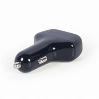 TECHMADE GEMBIRD 2-port USB CAR FAST CHARGER,36 W, NERO
