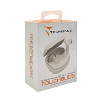 TECHMADE AURICOLARI SENZA FILO CON BOX DI RICARICA TM-K175-WH