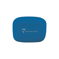 TECHMADE EARBUDS DI COLORE BLU CON SUPER BASS E TOUCH CONTROL