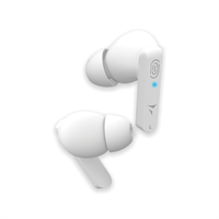 TECHMADE EARBUDS DI COLORE BIANCO CON SUPER BASS E TOUCH CONTROL