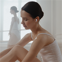 TECHMADE EARBUDS DI COLORE BIANCO CON SUPER BASS E TOUCH CONTROL