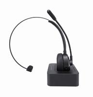 TECHMADE GEMBIRD BT CUFFIA WIRELESS DA CALL CENTER, MONO, NERA