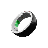 NIAH MOON SMART RING NERO MISURA 7 - Ø18,20MM