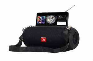 TECHMADE GEMBIRD CASSA SENZA FILO PORTATILE CON ANTENNA NERA