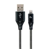 TECHMADE GEMBIRD CAVO 8PIN USB 2.0 INTRECCIATO 2MT NERO