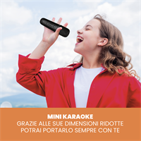 TECHMADE KARAOKE SPEAKER NERO