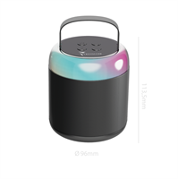 TECHMADE KARAOKE SPEAKER NERO